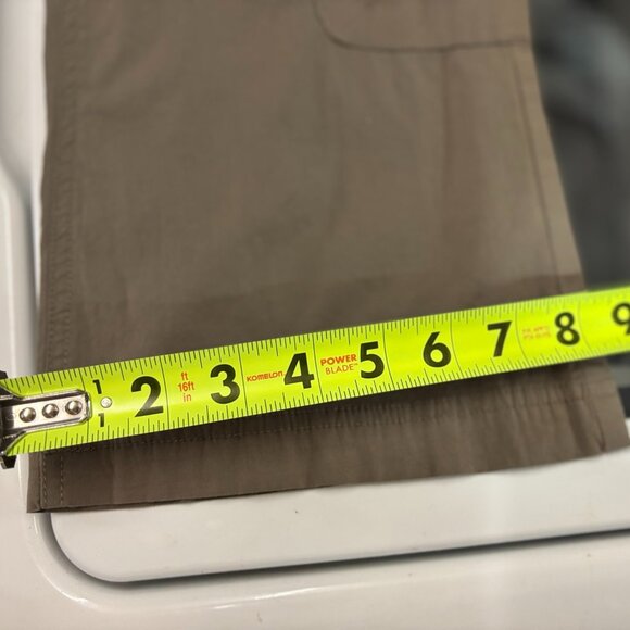 Adora Los Angeles Low-Rise Straight Cargo Pants- Khaki Tannish Olive- Size Small - Picture 15 of 15